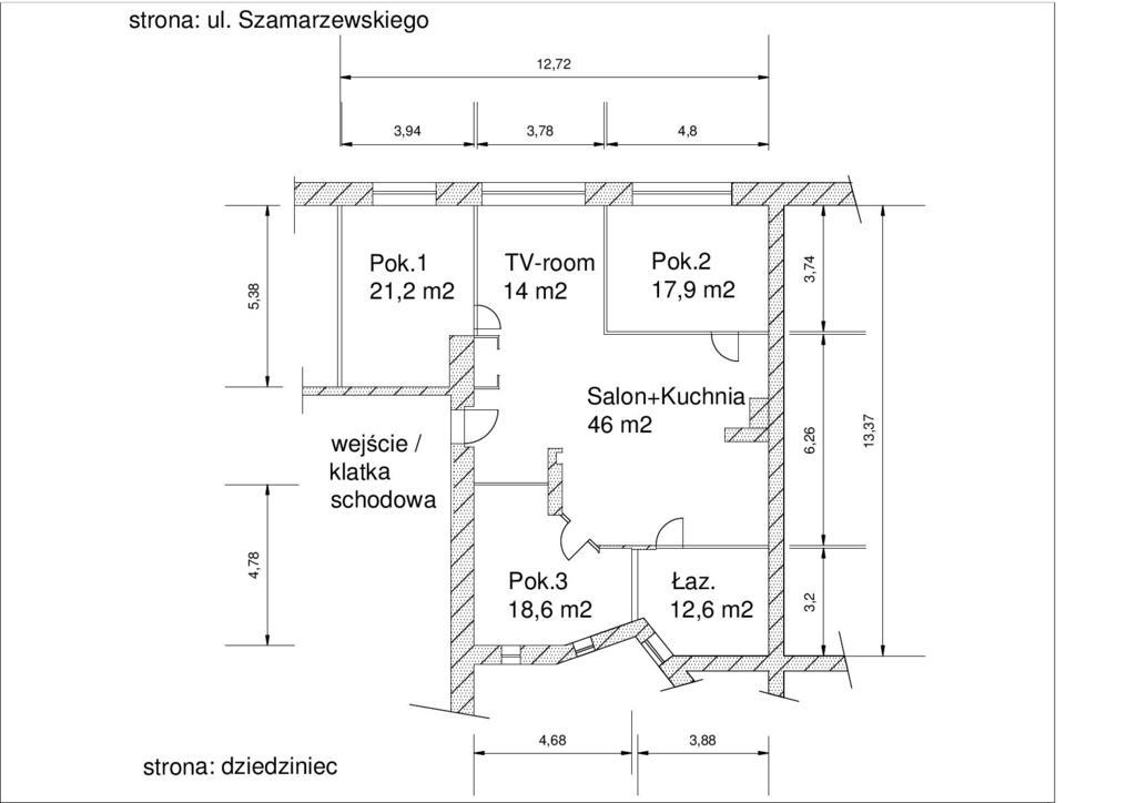 Flat In Central Poznan Apartment Room photo